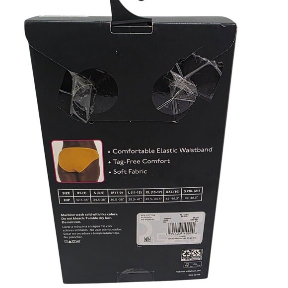 No Boundaries Panties 5-Pack Cotton Stretch Comfort Waistband Bikinis – Various - Picture 8 of 9